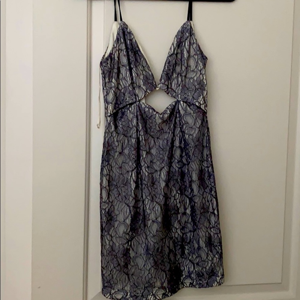 urban outfitters lace cut out dress